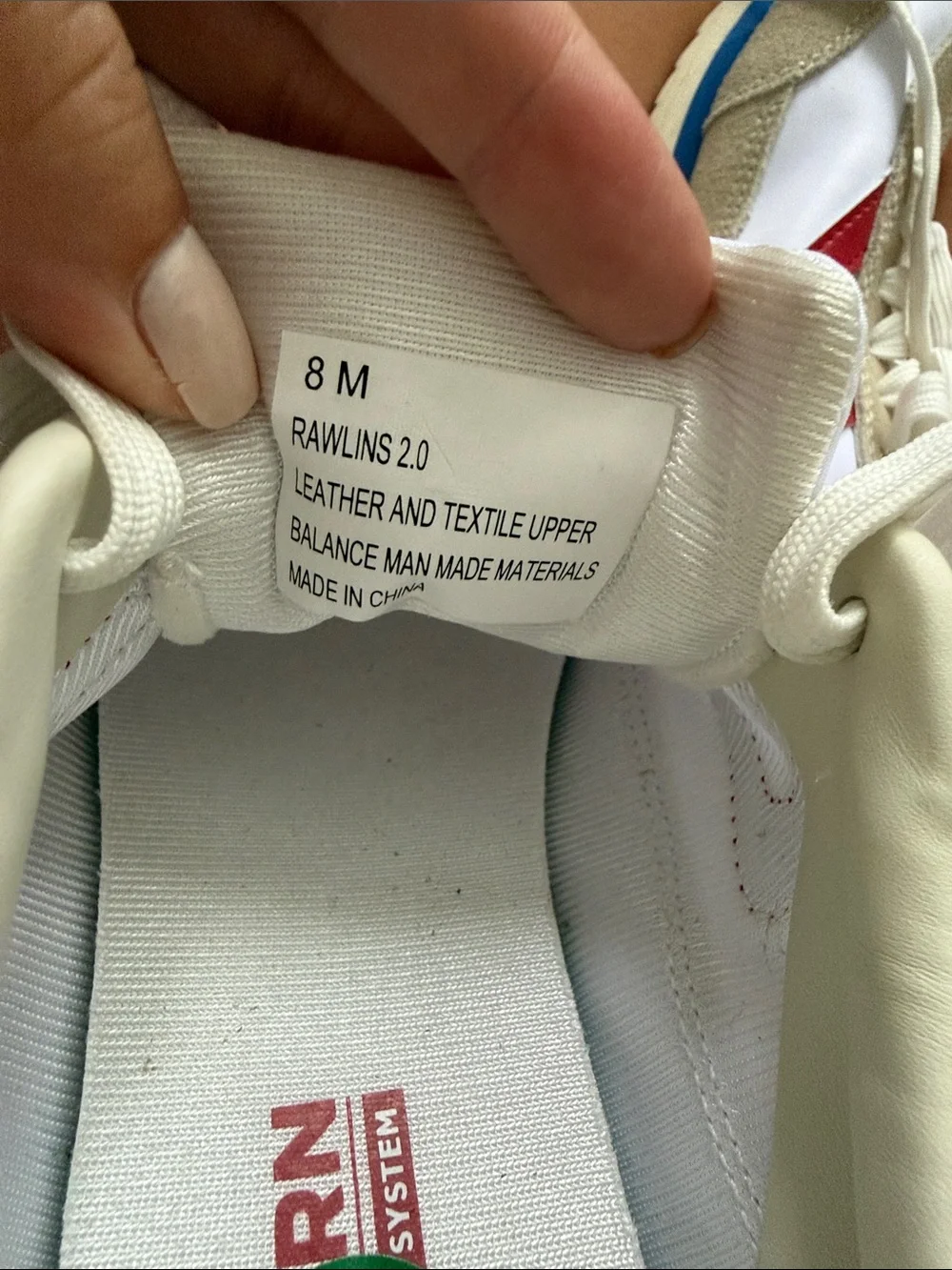 Tretorn Rawlins 2.0 Sneaker in White/Red/Blue